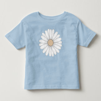 Serene Bloom - Madeliefje Bloem Delicate Illustrat Kinder Shirts