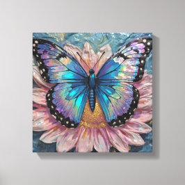 Serene Bloom Ondergedompeld in Rijke Kleur Canvas Afdruk