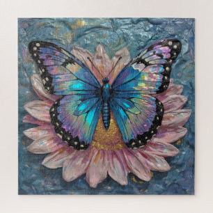 Serene Bloom Ondergedompeld in Rijke Kleur Legpuzzel