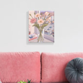 Serene Bloom Window Uitzicht Art Print (Insitu (Woonkamer))