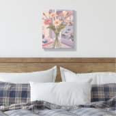 Serene Bloom Window Uitzicht Art Print (Insitu (Slaapkamer))