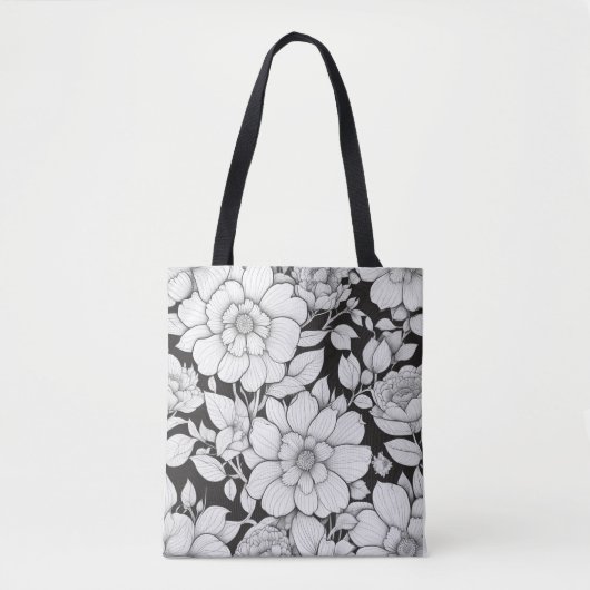 Serene Blossom Tote Bag (Voorkant)
