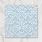 Serene Blue Initials Thank You Bedankjes Labels (Achterkant)