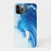 Serene Blue Wave Splashes Case-Mate iPhone Case (Achterkant)