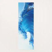 Serene Blue Wave Splashes Yogamat (Achterkant)
