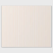 Serene Blush Pink Minimalist Stripes Cadeaupapier (Vlak)