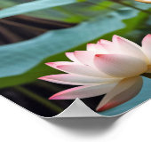 Serene Boeddhabeeld Zen Vibes Harmony Garden Kalm Poster (Hoek)
