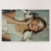 Serene Boerderij Maiden White Doves - Symbool van  Legpuzzel (Horizontaal)