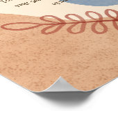 Serene Boho Shapes Poster (Hoek)