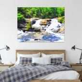 Serene Boswaterval Canvas Afdruk (Insitu (Slaapkamer))