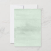 Serene Botanical | Wilde weduwe sparen de Datum Save The Date (Achterkant)