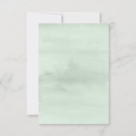 Serene Botanical | Wilde weduwe sparen de Datum Save The Date (Achterkant)