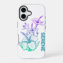 Serene Botanische Lijnkunst Bloemendesign  