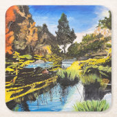 Serene Brook, van Gary Poling Kartonnen Onderzetters (Voorkant)
