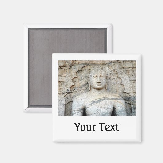 Serene Buddha Afbeelding Magneet (Voorkant / Achterkant)