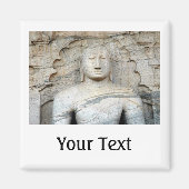 Serene Buddha Afbeelding Magneet (Voorkant)