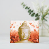 Serene Buddha briefkaart (Staand voorkant)