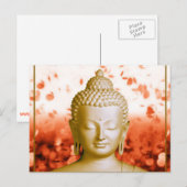 Serene Buddha briefkaart (Voorkant / Achterkant)