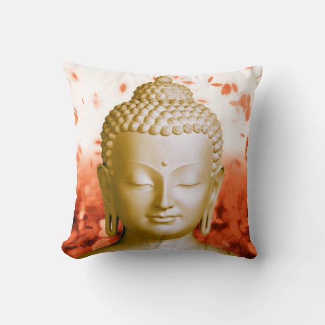 Serene Buddha-pleisterkussen Kussen (Voorkant)