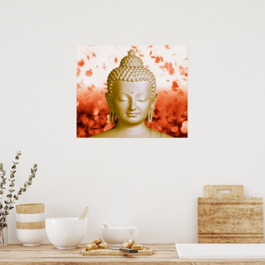 Serene Buddha poster (Keuken)