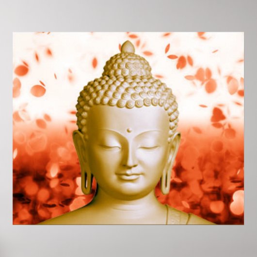 Serene Buddha poster (Voorkant)
