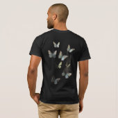 Serene Butterflies Natuur T-shirt (Achterkant volledig)