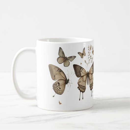 Serene Butterfly Cups Koffiemok (Links)