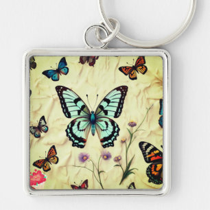 Serene Butterfly Elegance Sleutelhanger