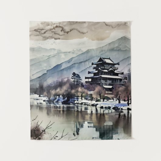 Serene Castle On Lake Wandkleed (Voorkant)