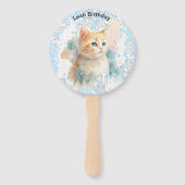 Serene Cat Handwaaier (Voorkant)