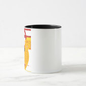 "Serene Cat Sleeping – Beautiful Mood Art Print Mok (Midden)