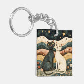 Serene Cats Sleutelhanger (Voorkant Links)