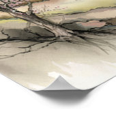 Serene Cherry Blossom Valley Poster (Hoek)