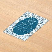 Serene Chinoiserie Bridal Shower Invitation Acryl Uitnodigingen (Laagn)