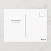 Serene Chinoiserie Bridal Shower Invitation Briefkaart (Achterkant)