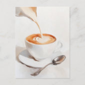 Serene Coffee Moment Briefkaart (Voorkant)