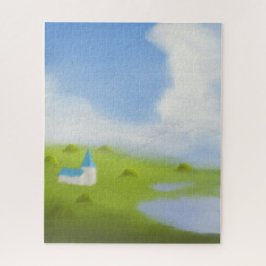 Serene Countryside Landscape Legpuzzel