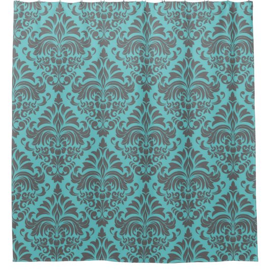 Serene Damask Harmony Douchegordijn (Voorkant)