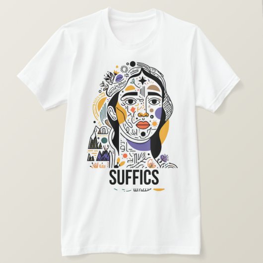 serene dame | SUFFICS T-shirt (Design voorkant)