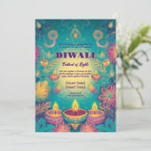 Serene Diwali Grace Kaart (Staand voorkant)