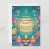 Serene Diwali Grace Kaart (Achterkant)