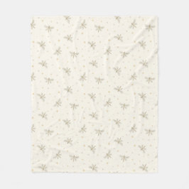 Serene Dragonflies Fleece Blanket