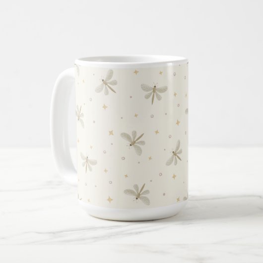 Serene Dragonflies Mug Koffiemok (Voorkant links)