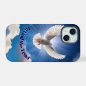 Serene Duif Omhelzen Rust iPhone 15 Case (Achterkant horizontaal)