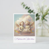 " SERENE DUO " BRIEFKAART (Staand voorkant)