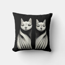serene elegant kattenzussen met kattenbroeken