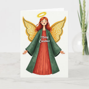 Serene Engel Kerstkaart Kaart
