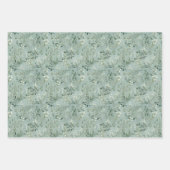 Serene Eucalyptus Branch Pattern op gedempt groen Inpakpapier Vel (Voorkant 2)