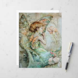 Serene Fairy A4 Advies Verjaardagskaart