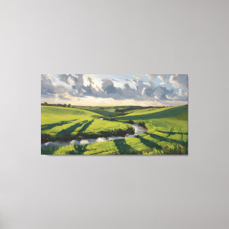 Serene Fields Canvas Afdruk
